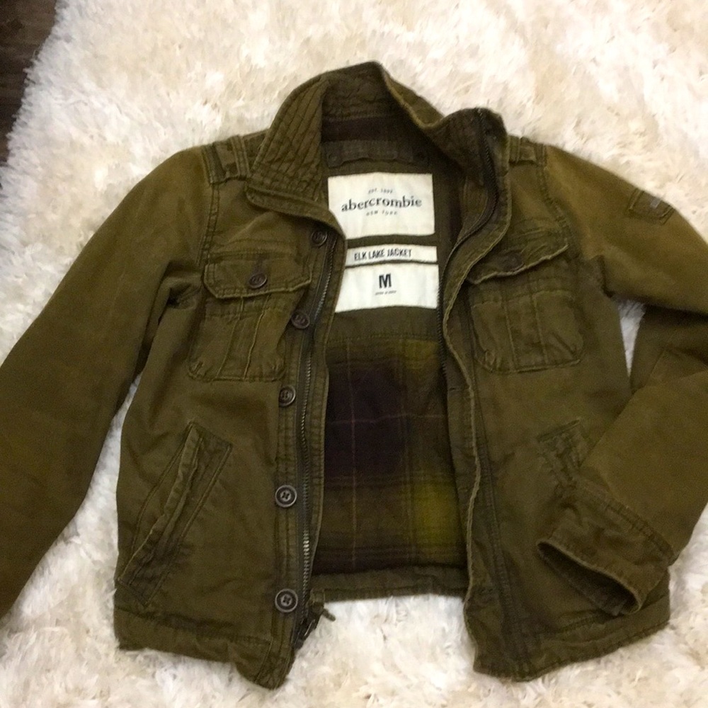 Army green rugged jacket